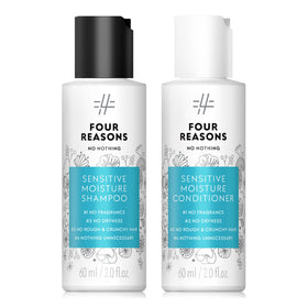 No Nothing Sensitive Moisture Shampoo travel-size bottle for on-the-go hydration
