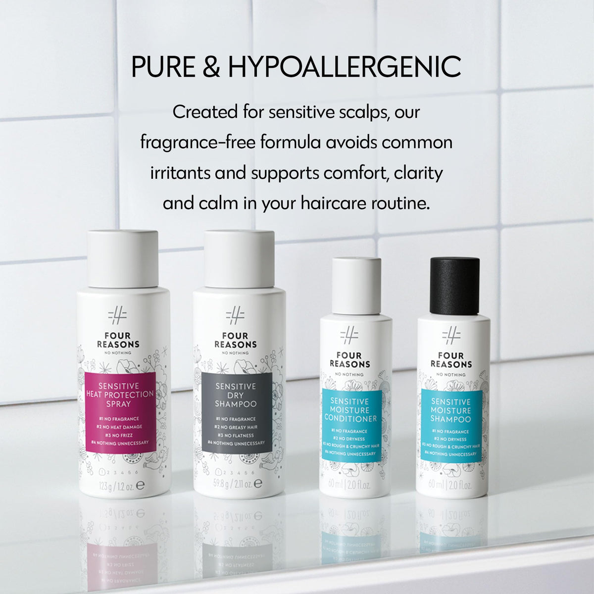 No Nothing Sensitive Moisture Travel Kit packaging shows compact fragrance-free care