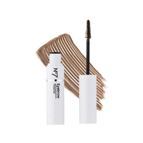 No7 Beautiful Eyebrows Gel Light bottle showing subtle tint and flexible hold.