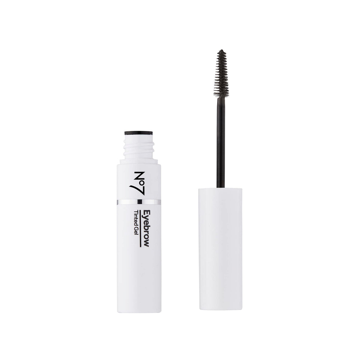 No7 Beautiful Eyebrows Gel Light curved wand for precise brow shaping.