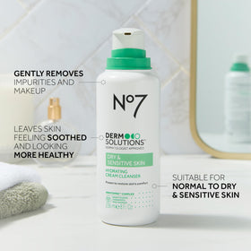 No7 Derm Solutions Hydrating Facial Cleanser ingredients Ceramides Niacinamide aid barrier.