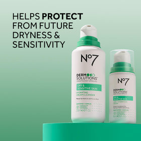 No7 Derm Solutions Hydrating Facial Cleanser maintains moisture barrier during cleansing.