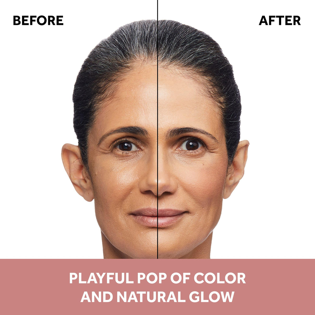 No7 Matte Powder Blush Pomegranate being blended for seamless, natural-looking color