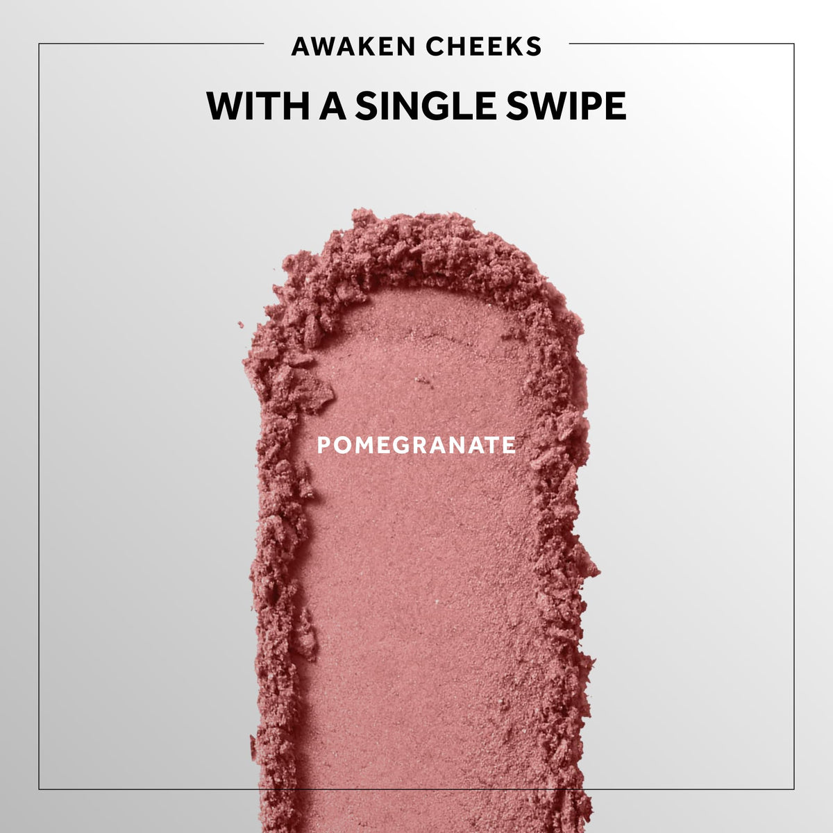 No7 Matte Powder Blush Pomegranate swatch on skin reveals natural flush