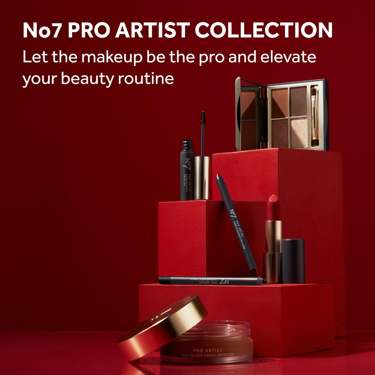 No7 Pro Artist Wrap Mascara packaging is compact for travel.