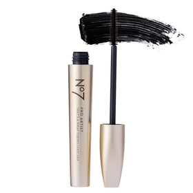 No7 Pro Artist Wrap Mascara wand coats lashes for precise lift.