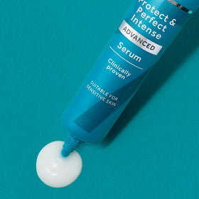 No7 serum on skin close-up suggesting wrinkle reduction with continued use.