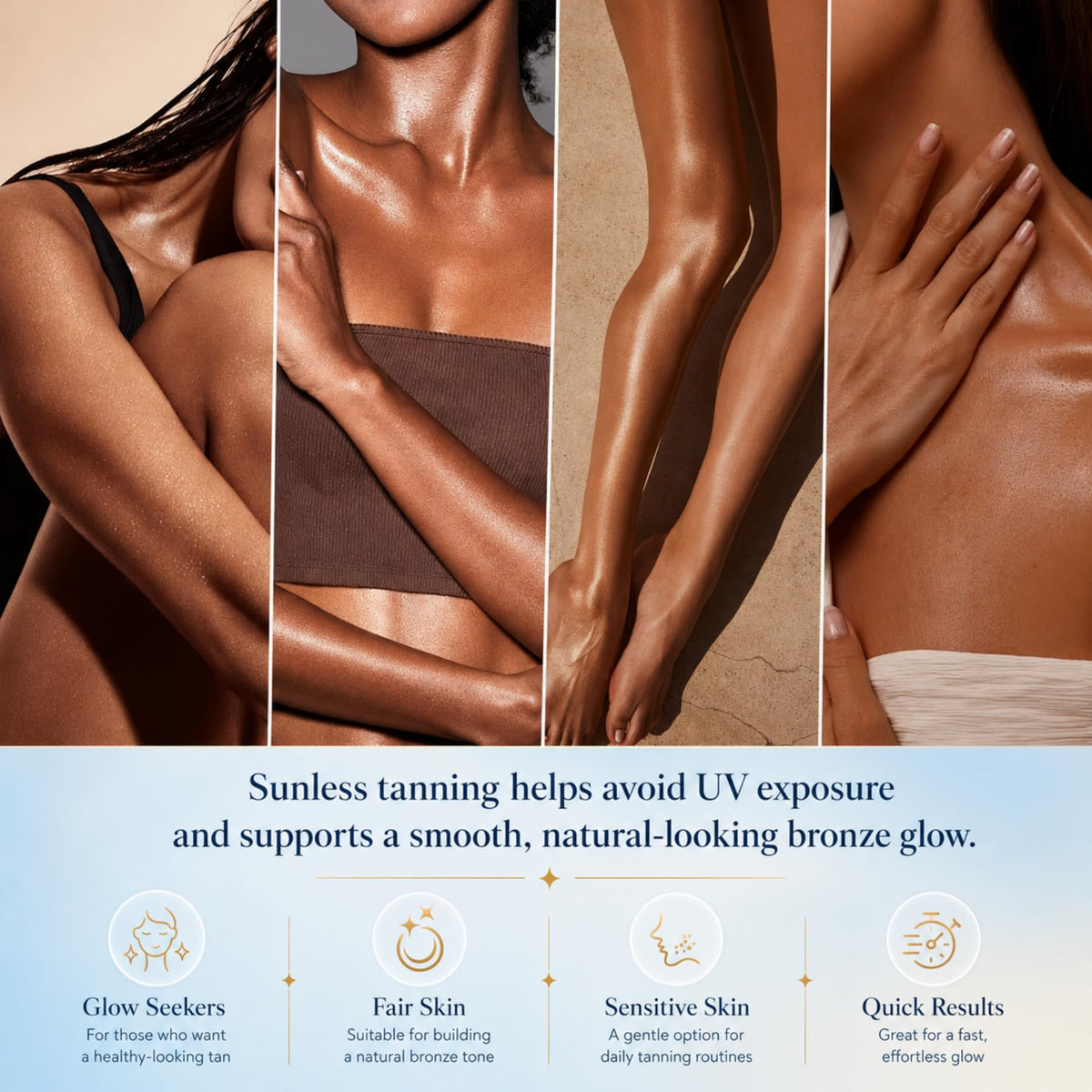 Noaré 3.38 oz bottle ideal for daily tanning routines