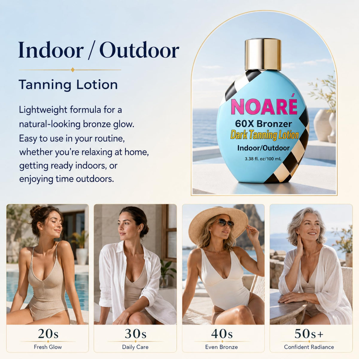 Noaré alcohol-free and fragrance-free formula for sensitive skin