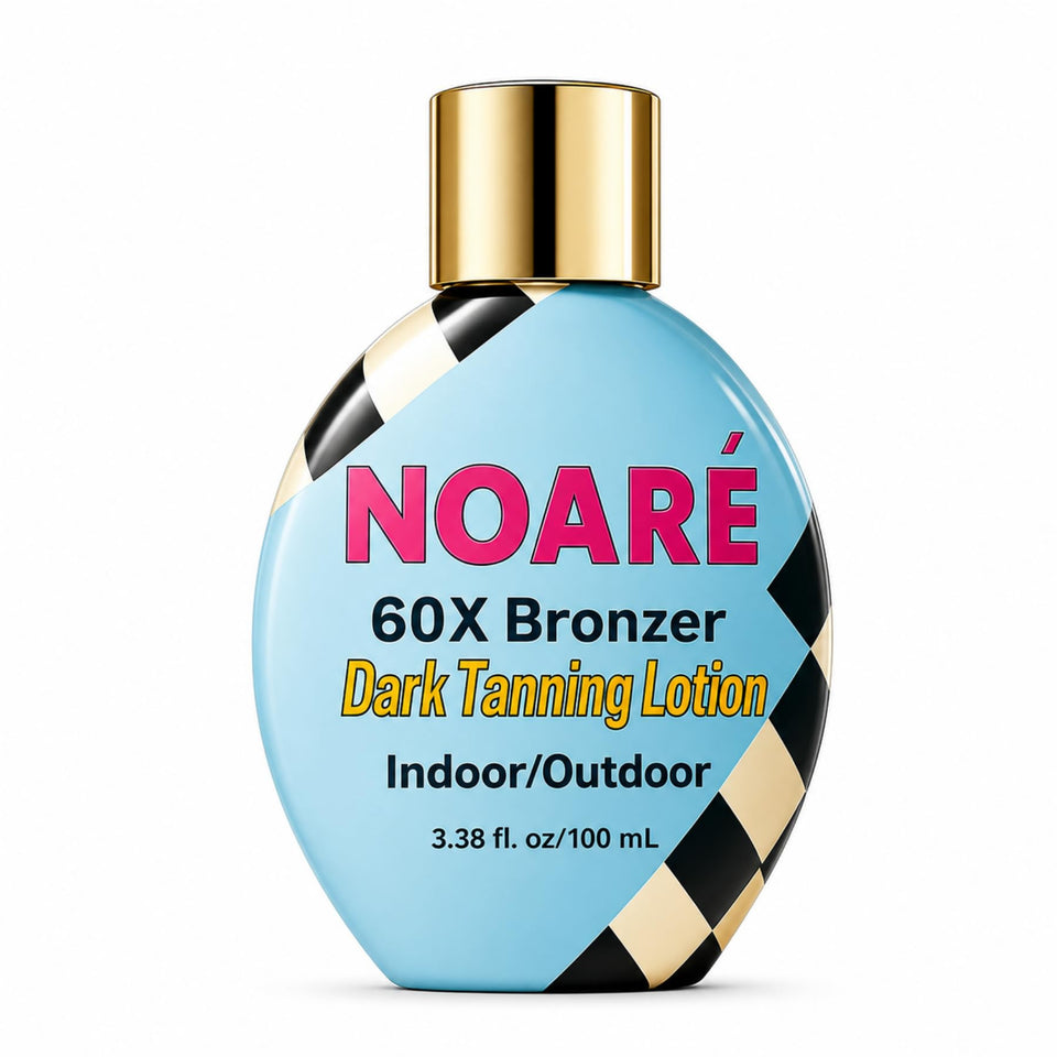 Noaré deep-bronze tanning lotion for bed and sun tanning delivers faster color