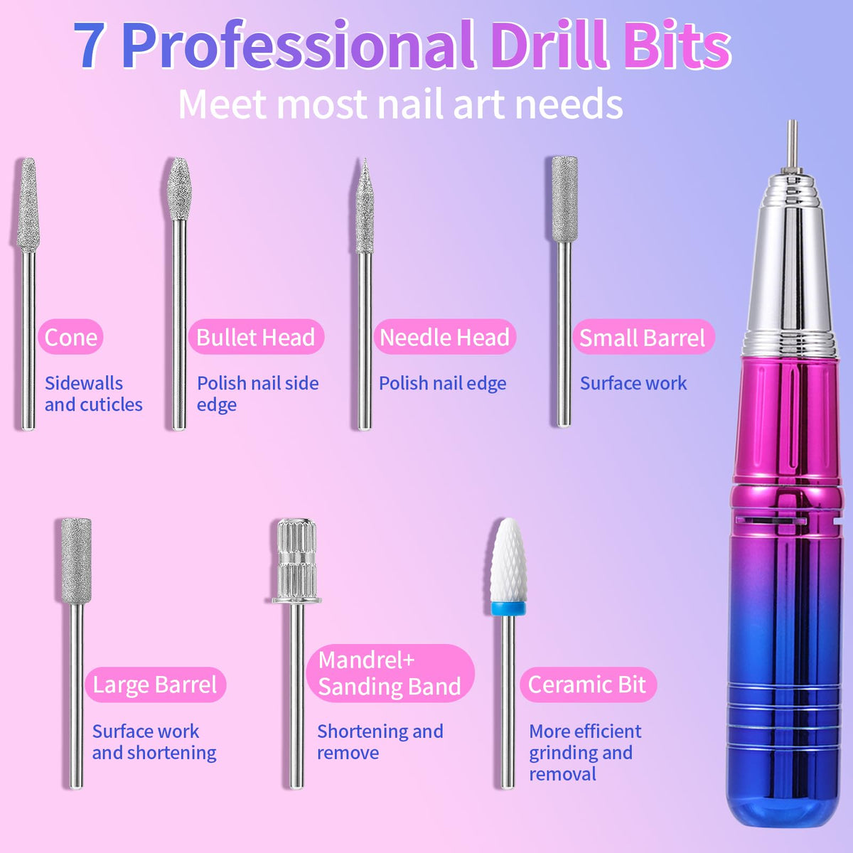 Nobeka sanding bands for smooth finishing and refined nails