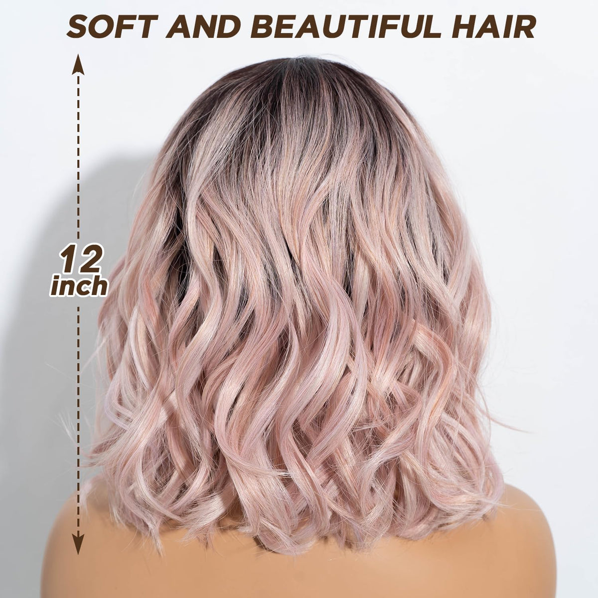 NOBLE colorful wigs for fashion women with durable heat-resistant synthetic fiber