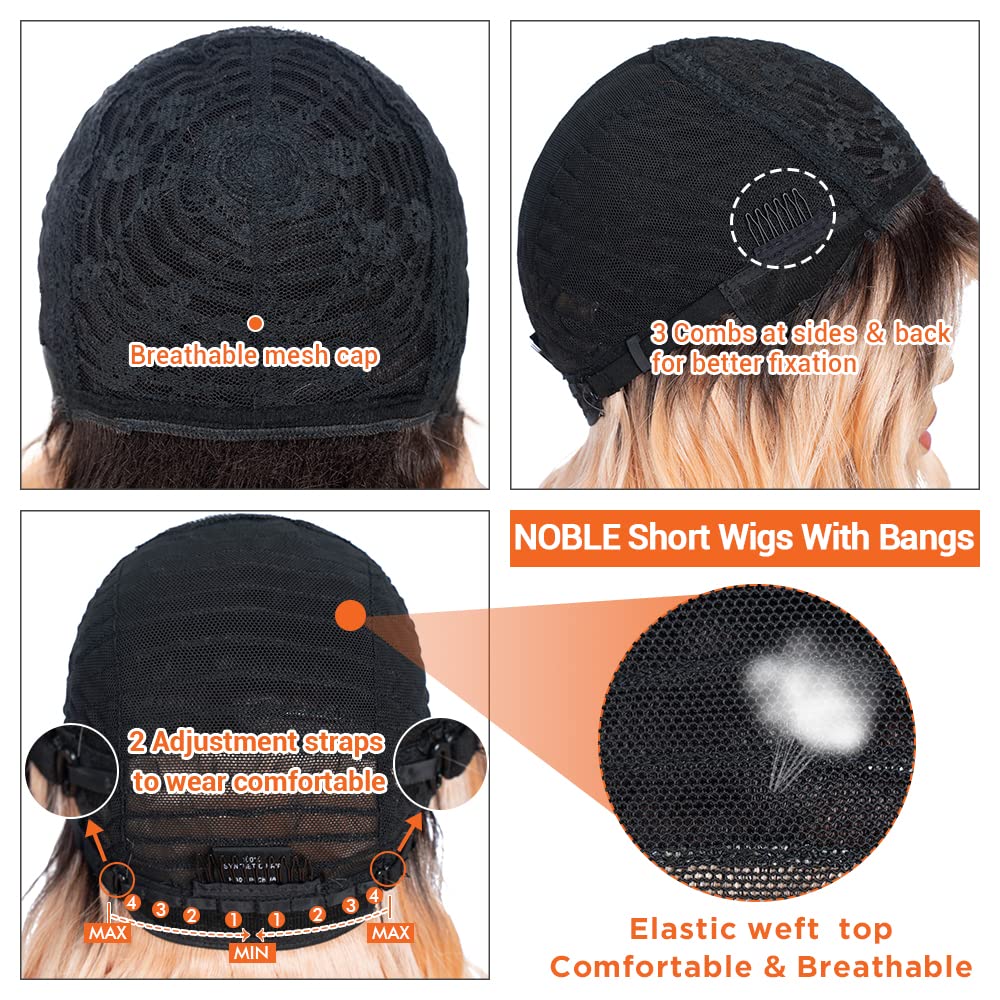 NOBLE daily wear wig offers lightweight feel and comfortable all day.