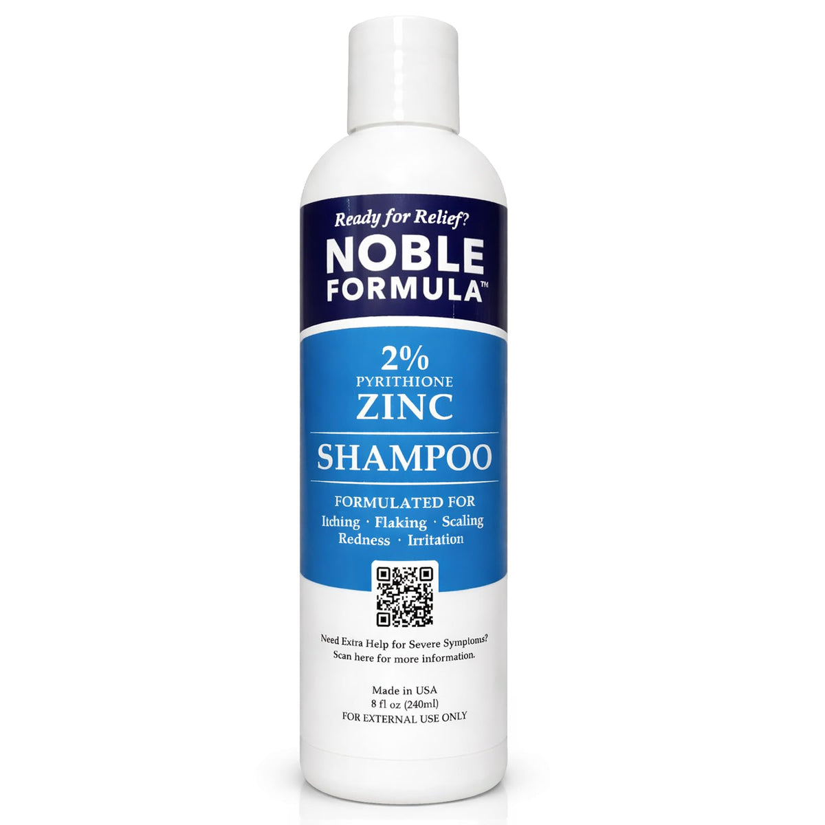 Noble Formula bottle with peppermint for refreshing scalp care