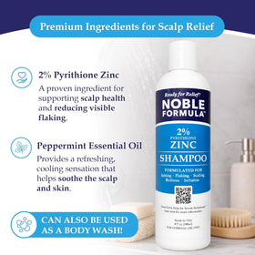Noble Formula scalp and body cleanser for head-to-toe freshness