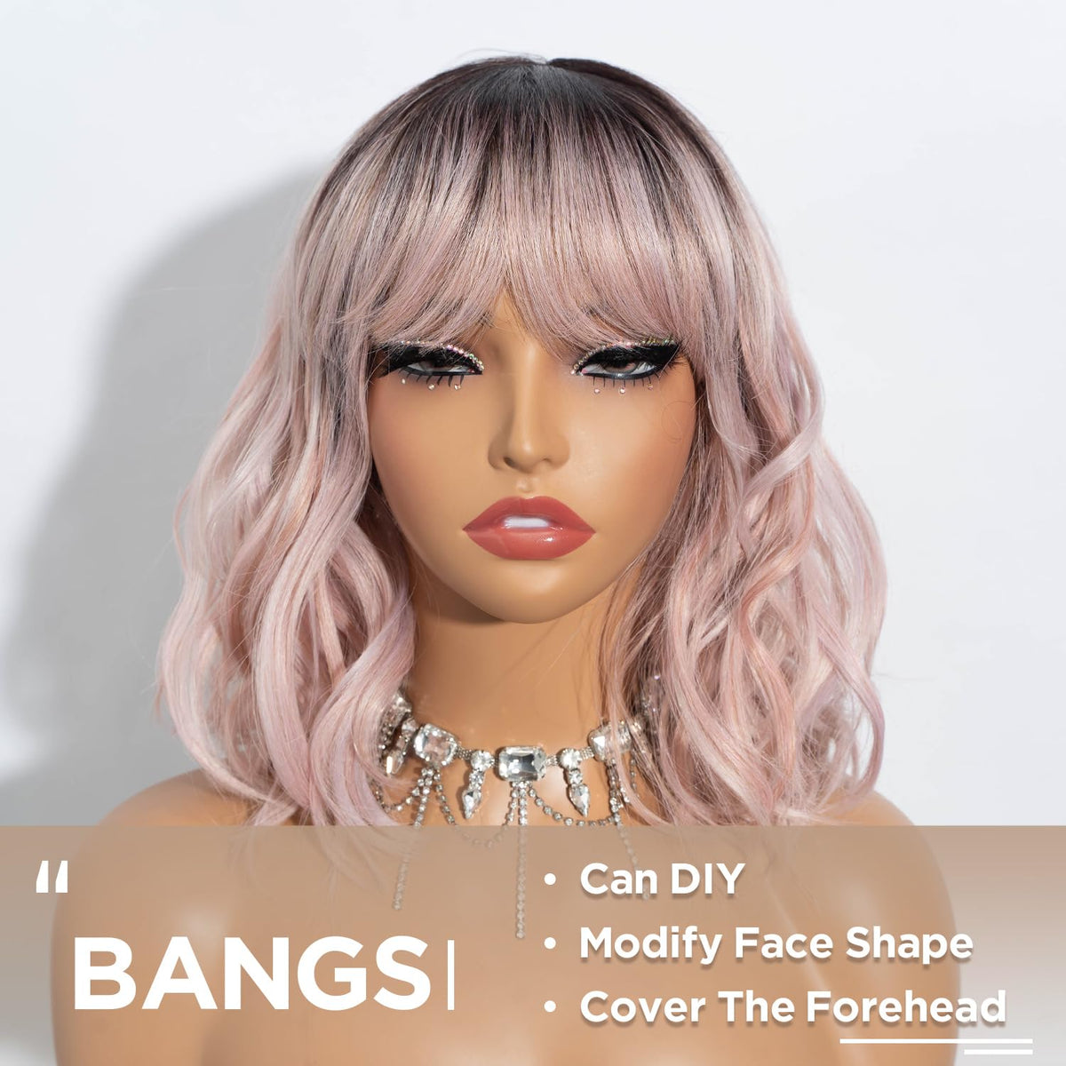 NOBLE soft, bouncy wig highlights comfort and easy daily wear