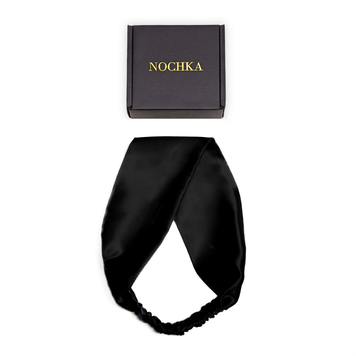 Nochka Fashion silk headband with wide design for stylish everyday wear and hair protection.