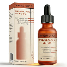 Nodfens Mandelic Acid Serum bottle for gentle exfoliation and even skin tone.