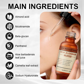 Nodfens Mandelic Serum even-tone visual supports clearer, more uniform complexion.