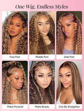 NOELLA ombre wig heat-styling friendly enables versatile looks