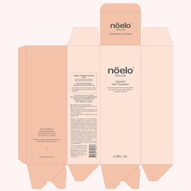 Noelo Hills Hair Treatment packaging box reinforces premium Korean beauty branding.