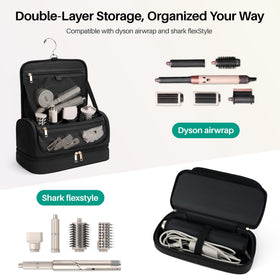 Noldena hanging design organizer for Shark FlexStyle keeps tools accessible.