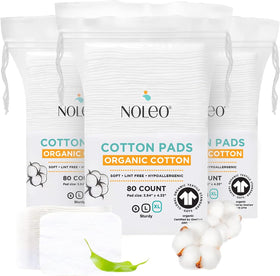 NOLEO cotton rounds extra-large pressed for daily use