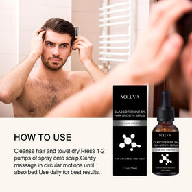 NOLUVA Serum texture close-up showing smooth, easy-to-apply consistency.