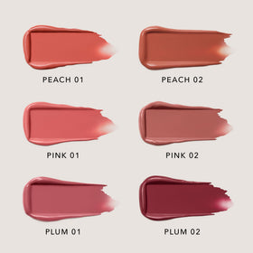 No Makeup Makeup Crème Classic Lipstick Pink 02 application layer demonstrates layering.