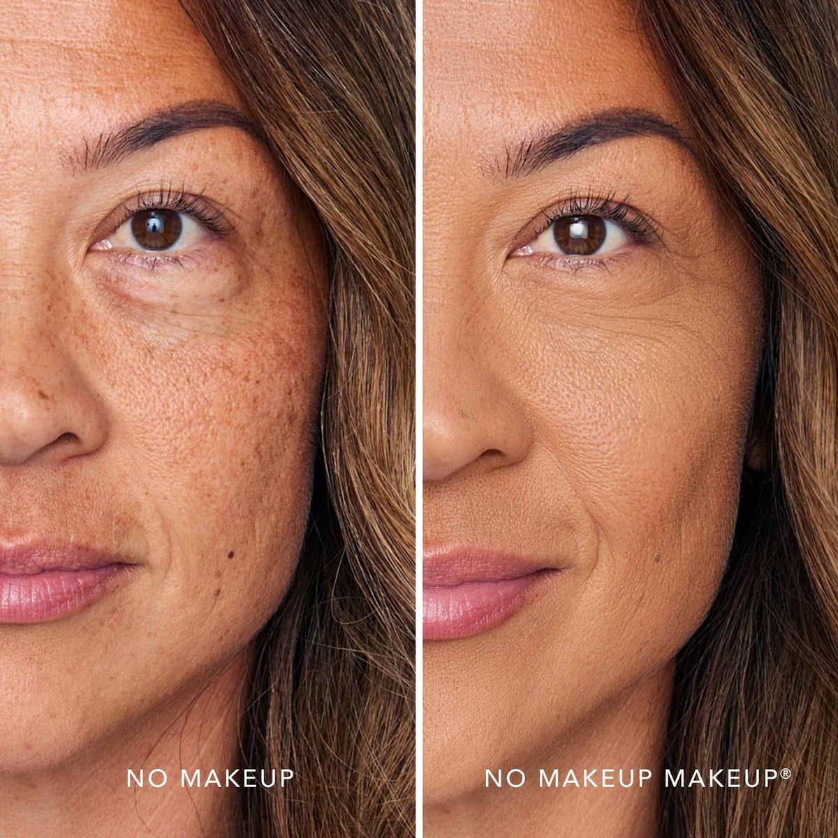 Nomakeupmakeup dual-chamber sponge enables precise blending and layered concealment.