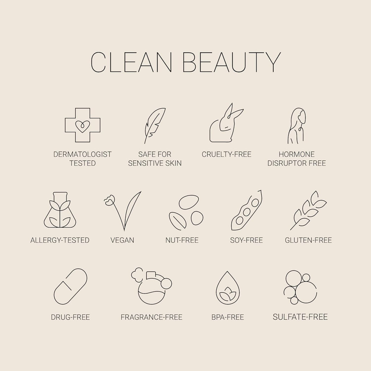No Makeup Makeup Foundation Brush uses synthetic bristles for cruelty-free buffing of cream, liquid, and powder.