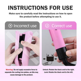 NONK safety lock and heat-resistant tip highlighted in use