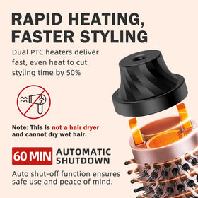 NONK Thermal Brush rose gold design adds a premium look