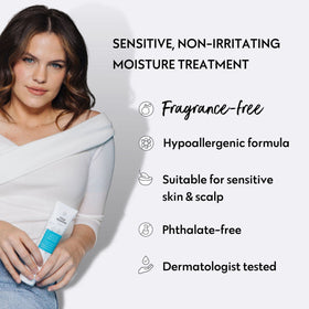 No nothing hair mask soft silky texture swatch indicates smooth, manageable hair.