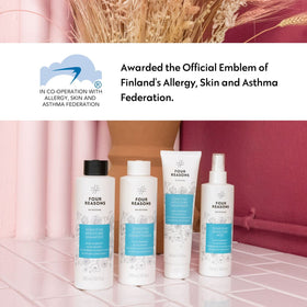 No nothing vegan cruelty-free badge signals ethical hair care.