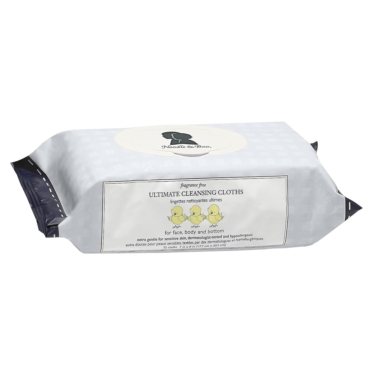Hypoallergenic and dermatologist-tested seal on packaging.