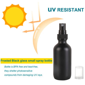 Refillable 2oz NOOEEISS bottle ready for essential oils or rose water