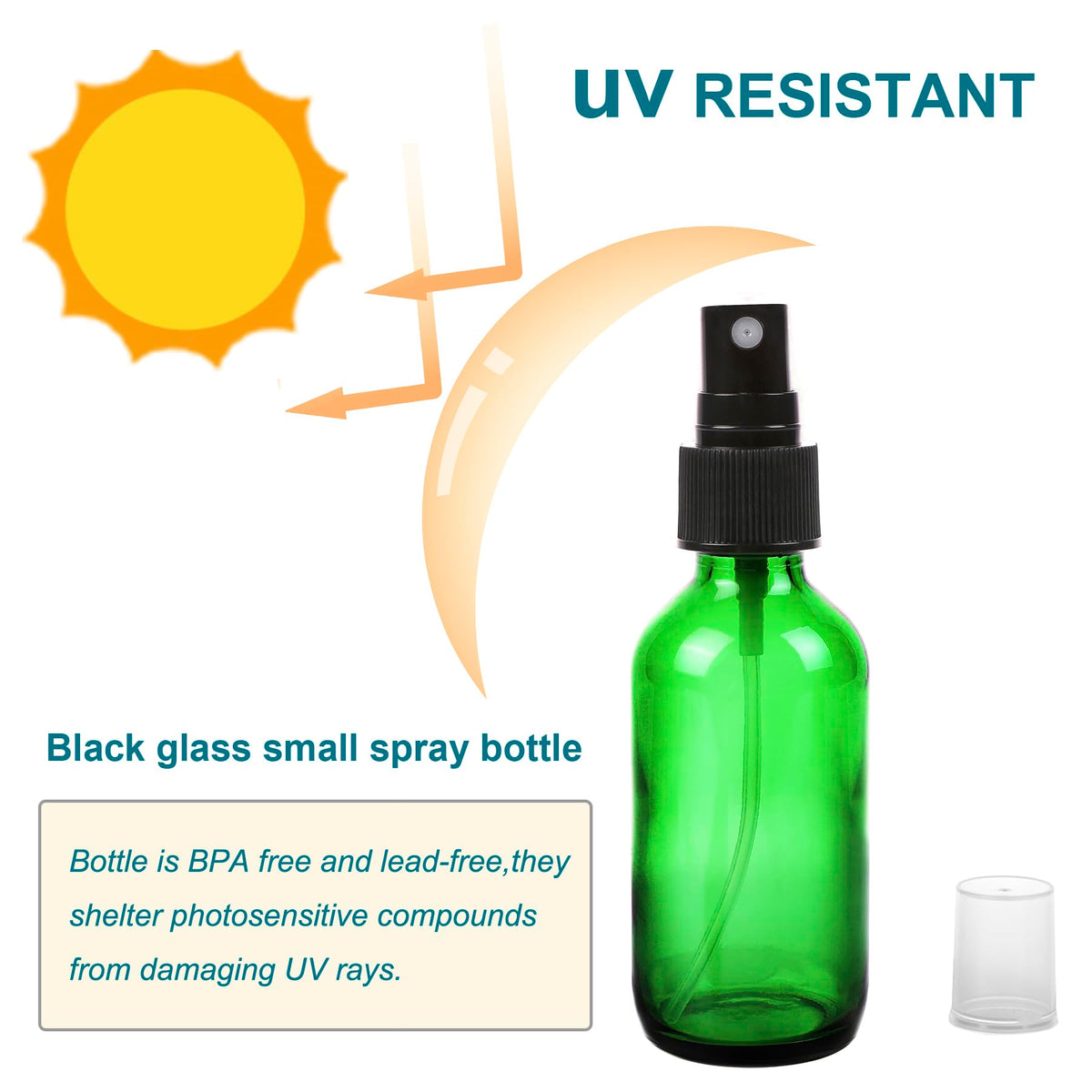 NOOEEISS bottle in hand demonstrates portable, refillable design for daily use