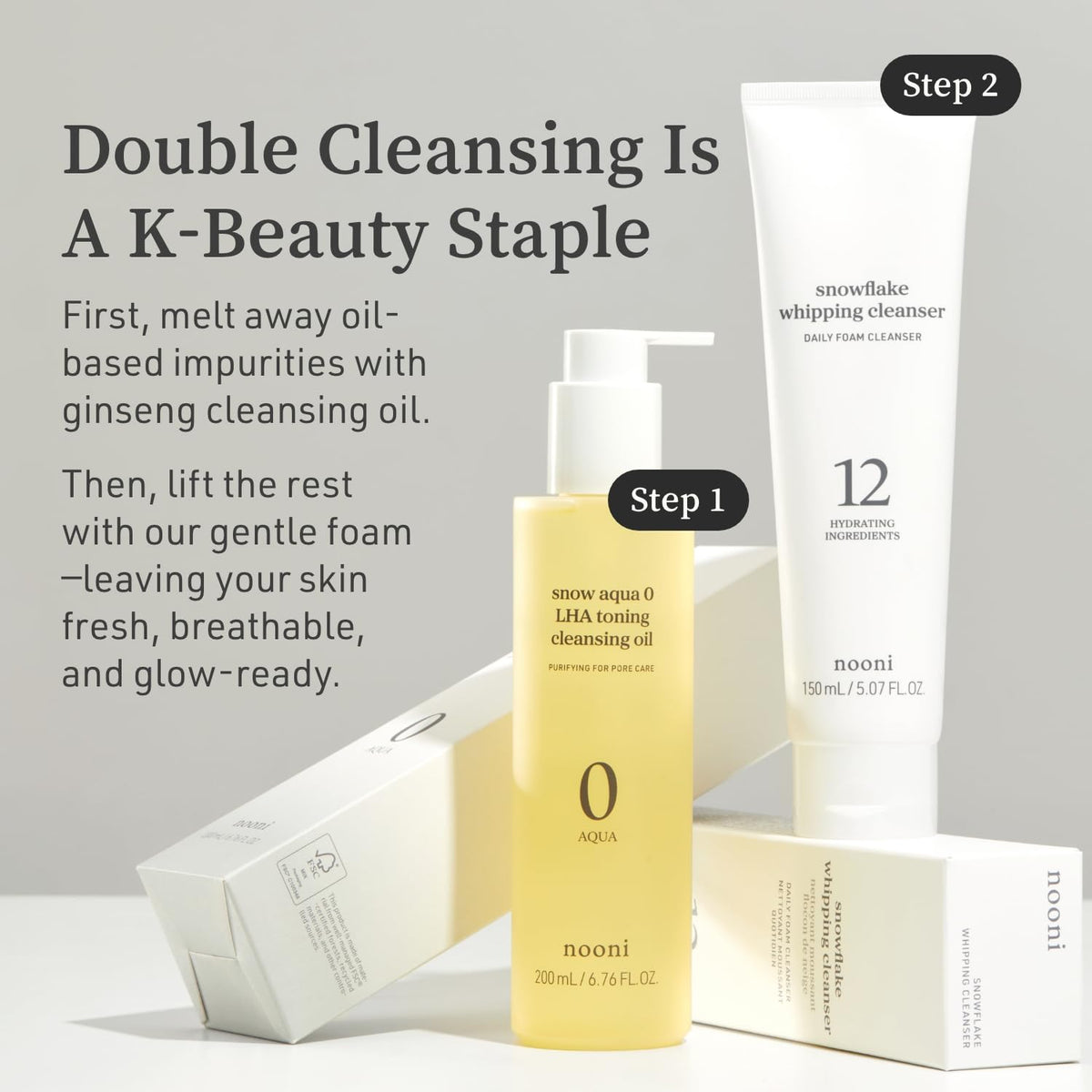 NOONI philosophy of simple, effective skincare with global ingredients