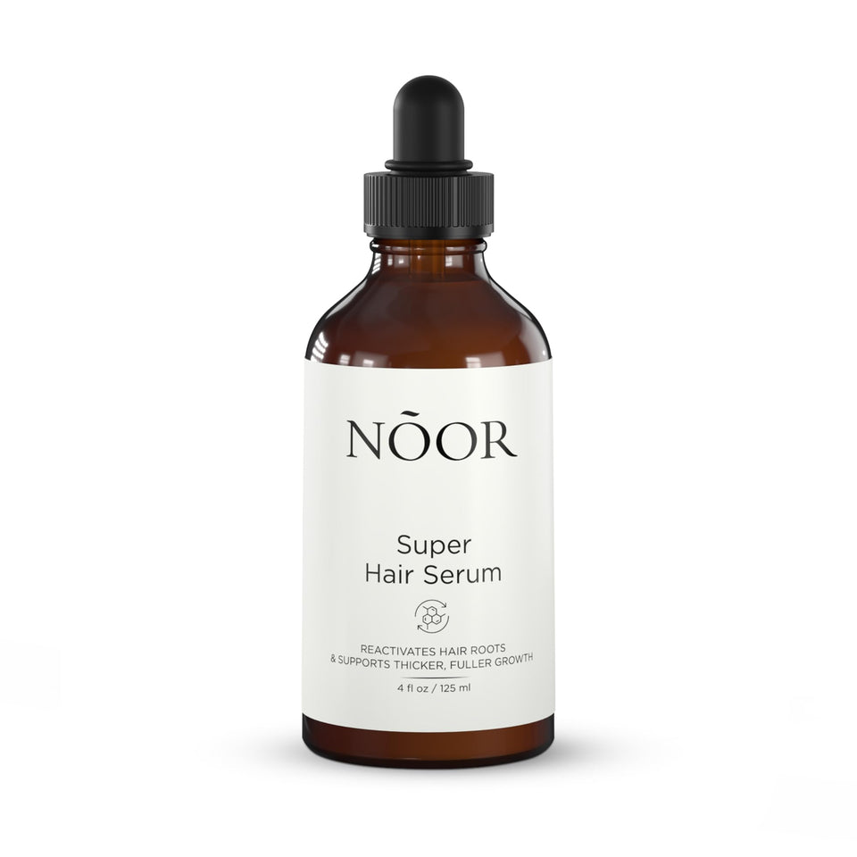 NOOR HAIR Growth Serum bottle with dropper for easy, precise application and growth support