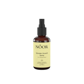 NOOR HAIR Wonder Growth Spray bottle for daily fuller hair routine.