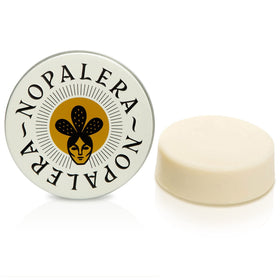 Nopalera Botanical Bar bottle showing compact, travel-friendly moisturizer with plant-based formula.