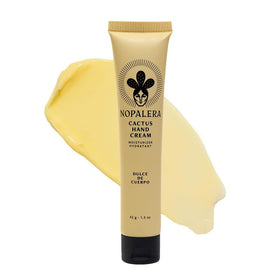 Nopalera Cactus Hand Cream application close-up delivering quick hydration.