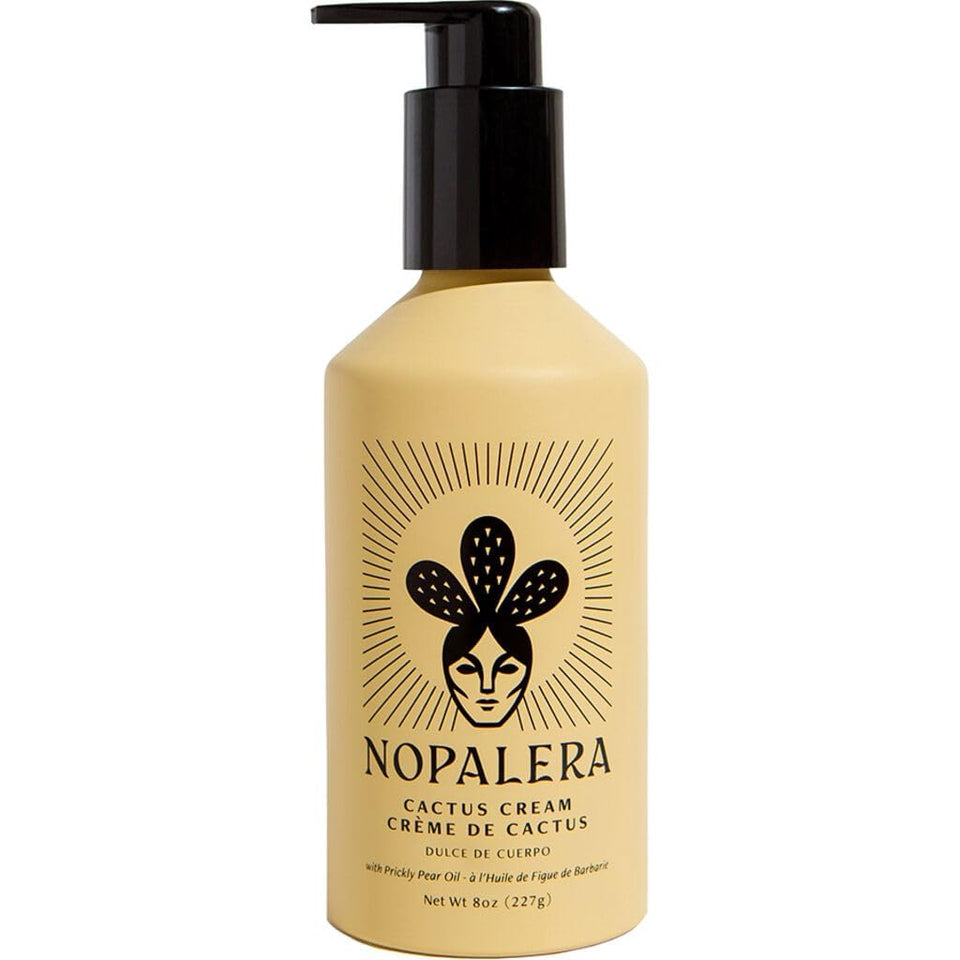 Nopalera Dulce de Cuerpo lotion pump close-up for deep hydration.