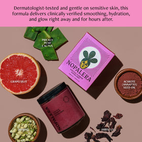 Nopalera hibiscus detail showcases natural florals for aroma