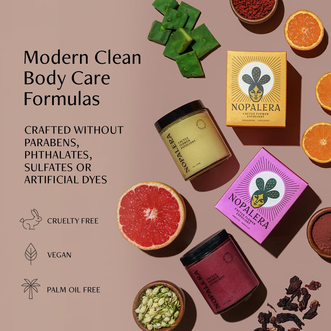 Nopalera vegan and cruelty-free badge signals ethical skincare
