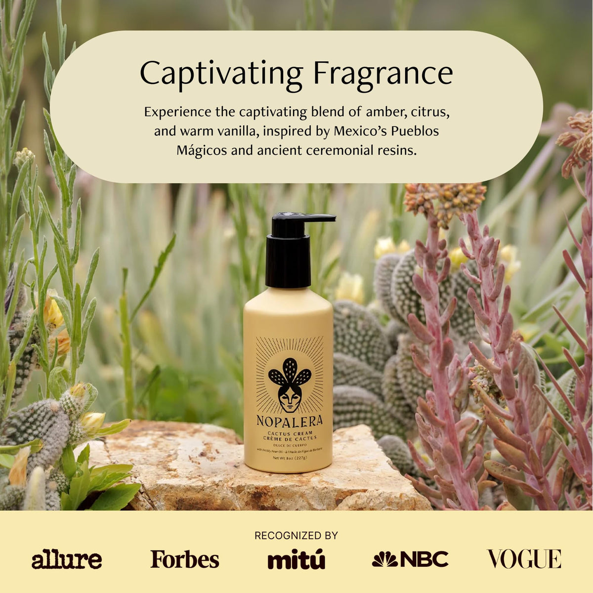 Nopalera vitamin E and K support skin-friendly benefits.