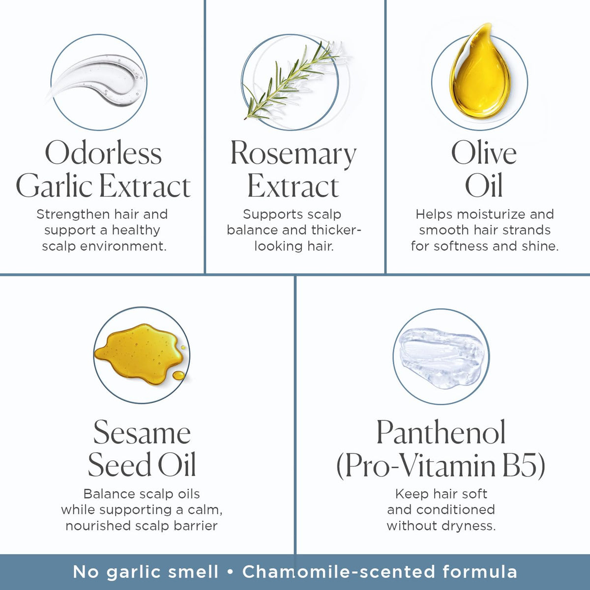 Nora Ross scalp-clarifying action image hints at oil balance for roots