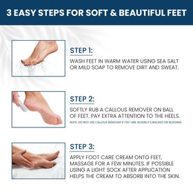 Nordic Care cracked heels close-up suggests potential improvement with regular use.