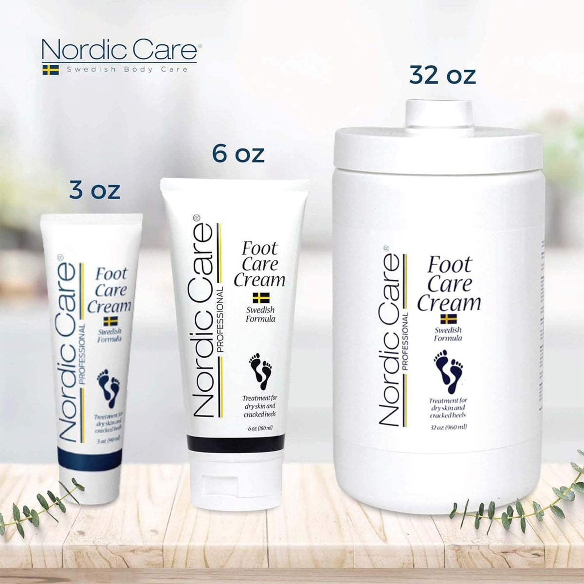 Nordic Care Foot Care Cream non-greasy-formula hydrates without residue